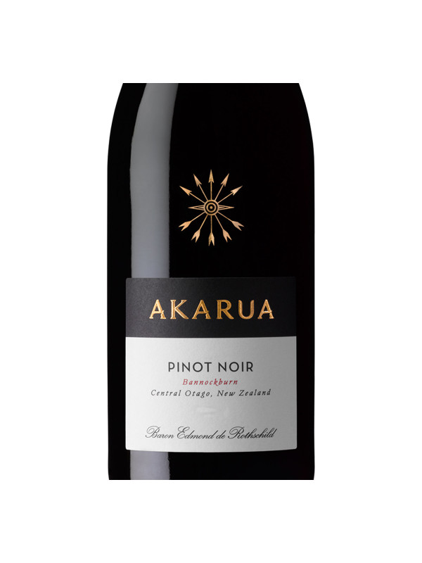 Zoom étiquette Akarua Pinot Noir