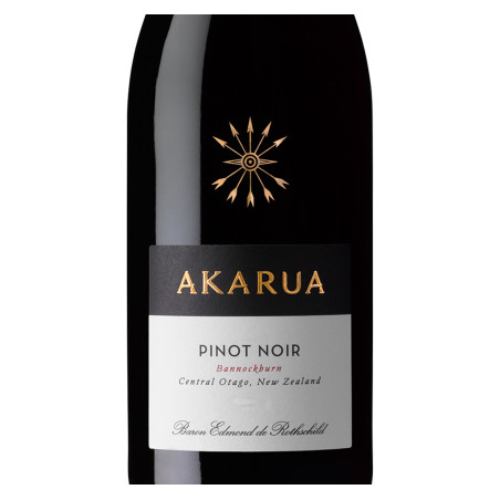 Zoom étiquette Akarua Pinot Noir