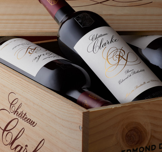 Château Clarke 2018 - Caisse bois de 6 bouteilles