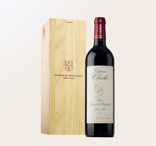 Château Clarke 2001 en caisse bois