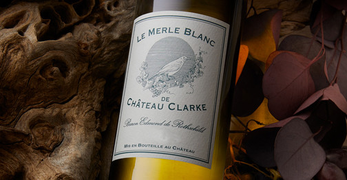 Zoom sur le Merle Blanc de Château Clarke