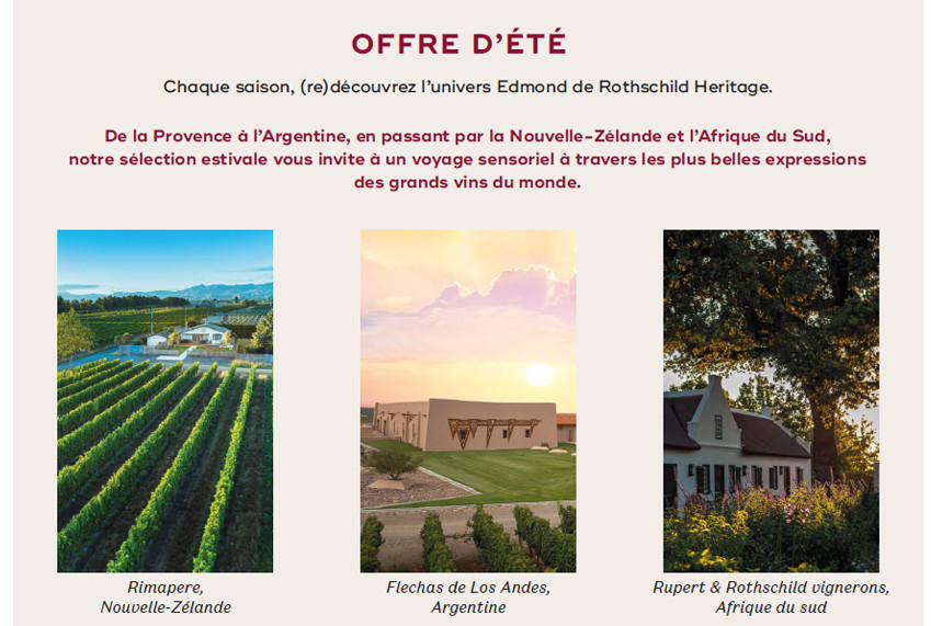 Nos vins du monde à l'honneur